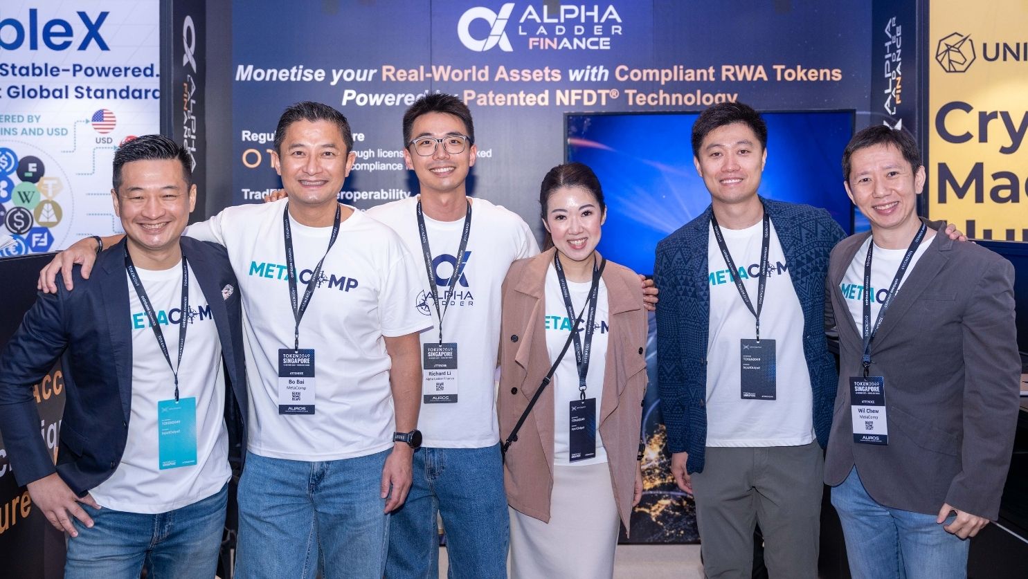 TOKEN2049 Singapore Alpha Ladder Finance ALFin Team